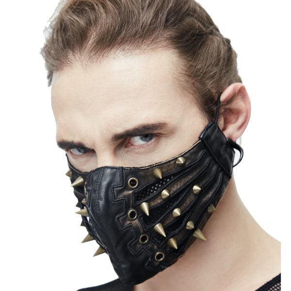 ultratendance DEVIL FASHION Masque ‘Copper Pinned’ Noir 5