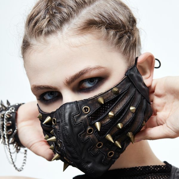 ultratendance DEVIL FASHION Masque ‘Copper Pinned’ Noir 7