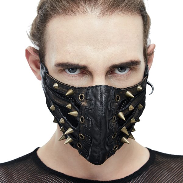ultratendance DEVIL FASHION Masque ‘Copper Pinned’ Noir 1