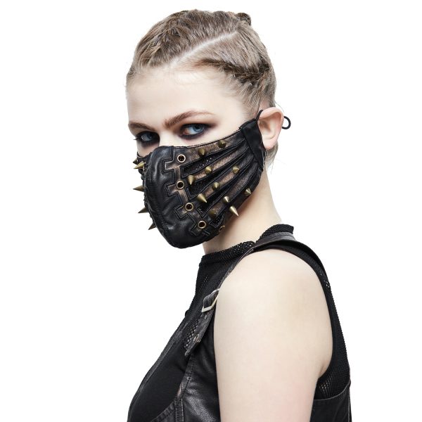 ultratendance DEVIL FASHION Masque ‘Copper Pinned’ Noir 10