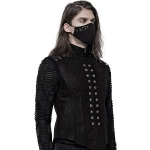 PUNK RAVE Masque ‘Daily Punk’ Noir grande qualité 22