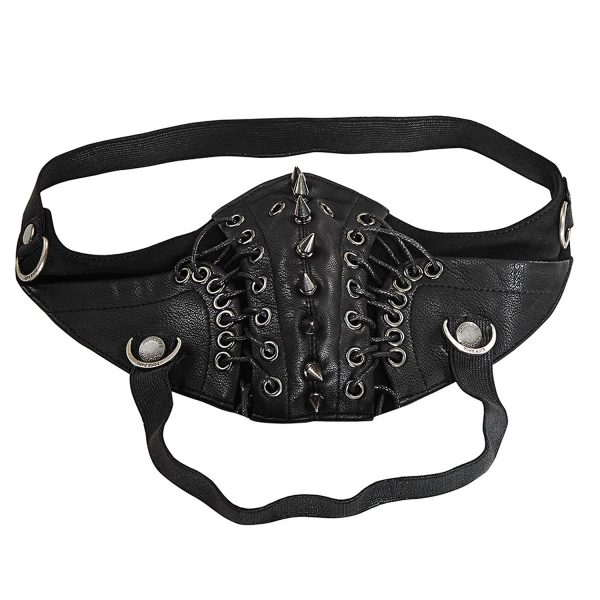soldes ligne PUNK RAVE Masque ‘Dragon’ Noir 3