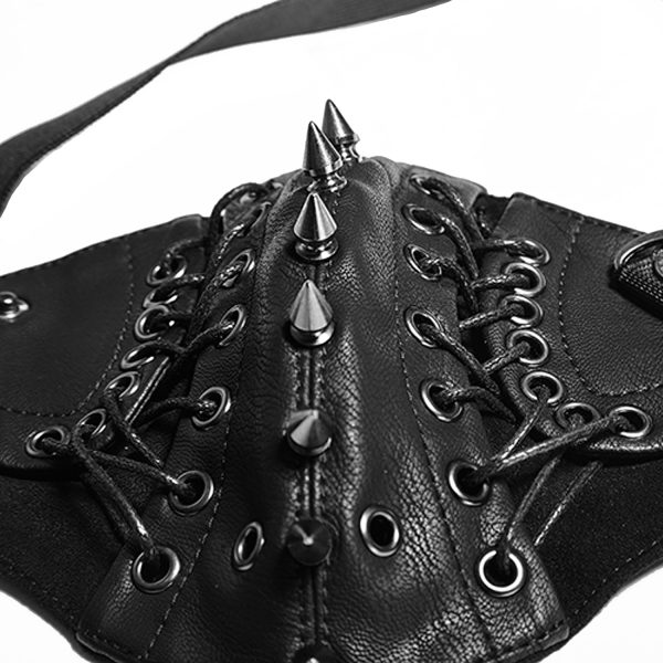 soldes ligne PUNK RAVE Masque ‘Dragon’ Noir 13