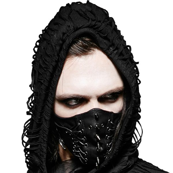 magasins pas chers PUNK RAVE Masque ‘Dragon’ Noir 1