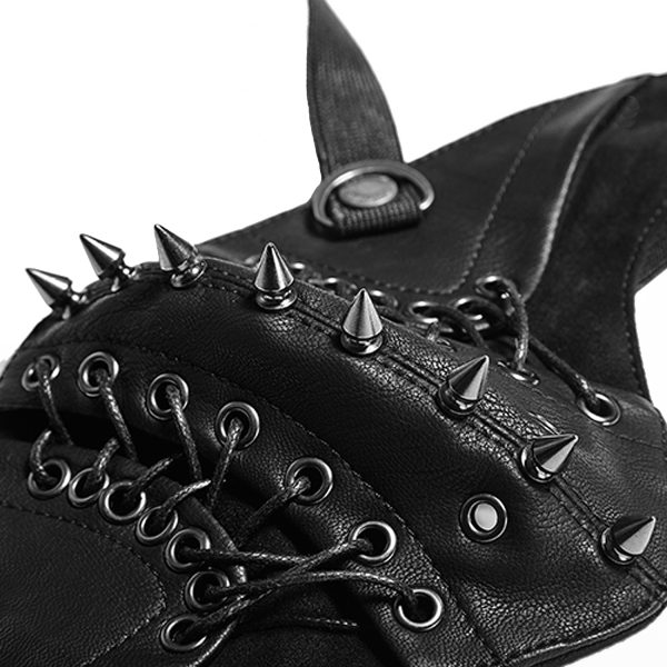 soldes ligne PUNK RAVE Masque ‘Dragon’ Noir 4