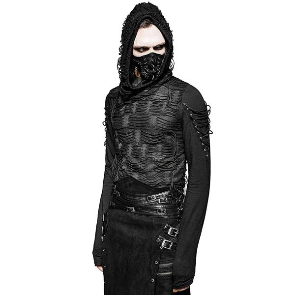 magasins pas chers PUNK RAVE Masque ‘Dragon’ Noir 6