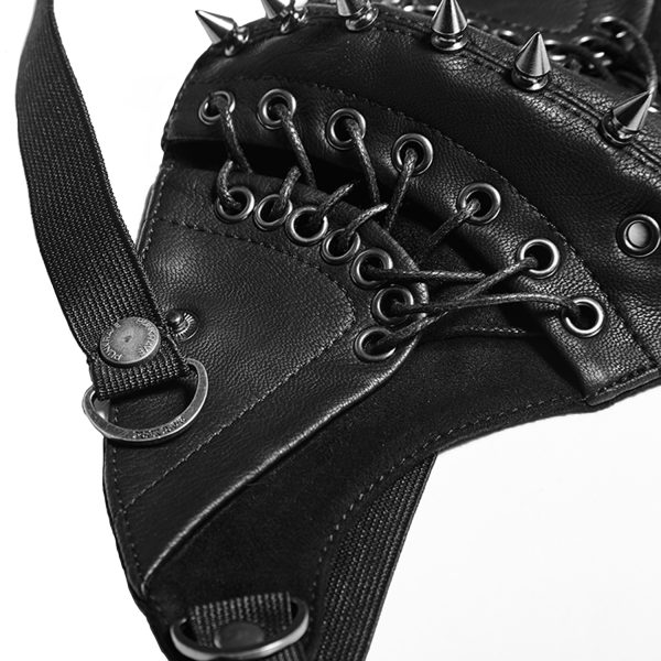 magasins pas chers PUNK RAVE Masque ‘Dragon’ Noir 13