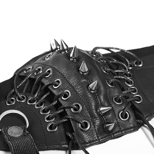 soldes ligne PUNK RAVE Masque ‘Dragon’ Noir 10