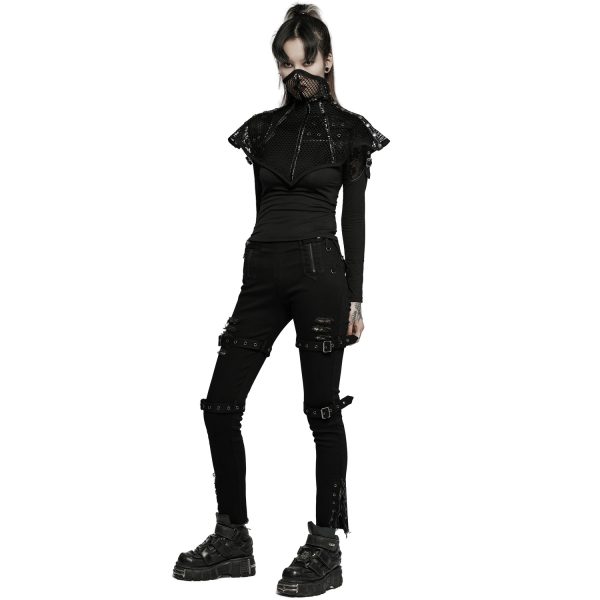 magasin en ligne france PUNK RAVE Masque ‘Goth Stylish’ Noir 6