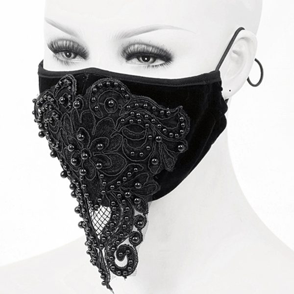 DEVIL FASHION Masque ‘Gothic Butterfly’ Noir meilleur cadeau 3