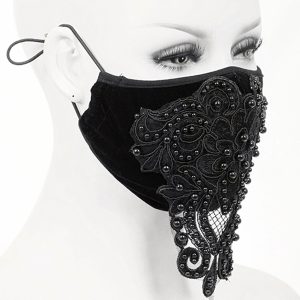 DEVIL FASHION Masque ‘Gothic Butterfly’ Noir meilleur cadeau 13