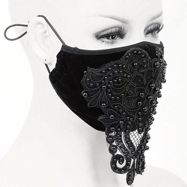 DEVIL FASHION Masque ‘Gothic Butterfly’ Noir meilleur cadeau 4