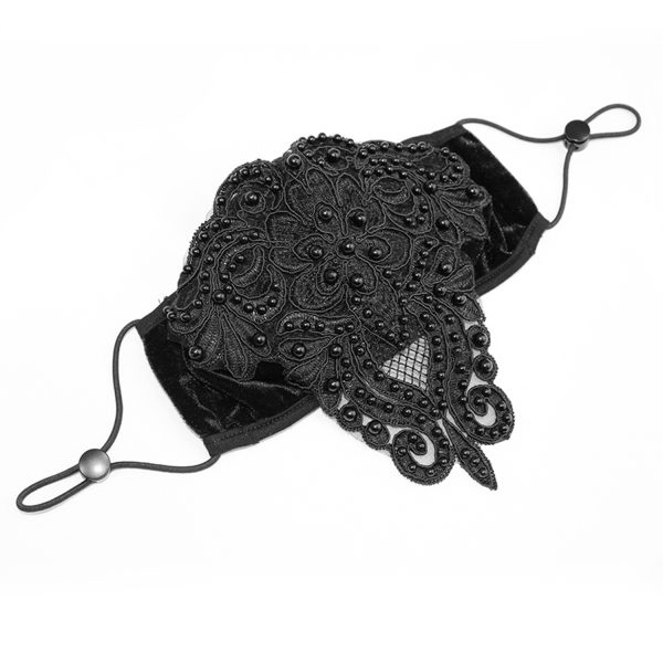 DEVIL FASHION Masque ‘Gothic Butterfly’ Noir meilleur cadeau 5