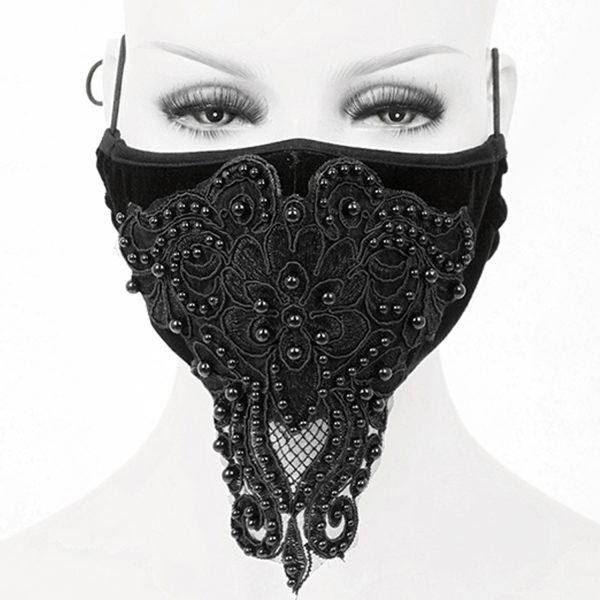 DEVIL FASHION Masque ‘Gothic Butterfly’ Noir meilleur cadeau 1