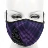 DEVIL FASHION Masque Mauve Avec Laçage Noir achat 47