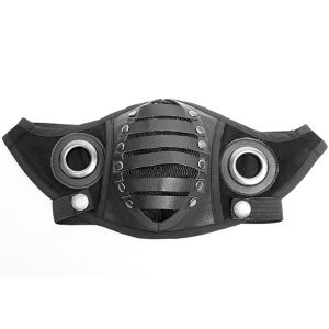 PUNK RAVE Masque ‘Reptilian’ Noir Nouvelle Collection 12