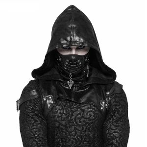 PUNK RAVE Masque ‘Reptilian’ Noir Nouvelle Collection 16