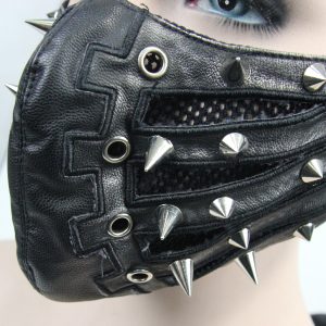 prix pas cher DEVIL FASHION Masque ‘Silver Pinned’ Noir 38