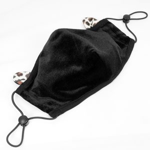 à prix réduits DEVIL FASHION Masque ‘Velvet Leo’ Noir 15