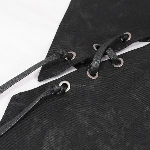 garantie de qualité DEVIL FASHION Mi-Jupe Kilt Pour Hommes ‘Catacomb’ Noire 47