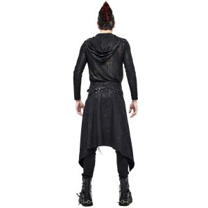 garantie de qualité DEVIL FASHION Mi-Jupe Kilt Pour Hommes ‘Catacomb’ Noire 23