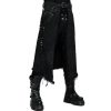 mode PUNK RAVE Mi-Jupe Kilt Pour Hommes ‘Goth Stylish’ Noire 61