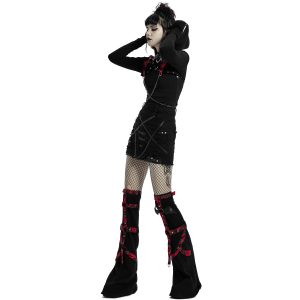 pas cher en ligne PUNK RAVE Mini-Jupe ‘Decadent’ Noire 42