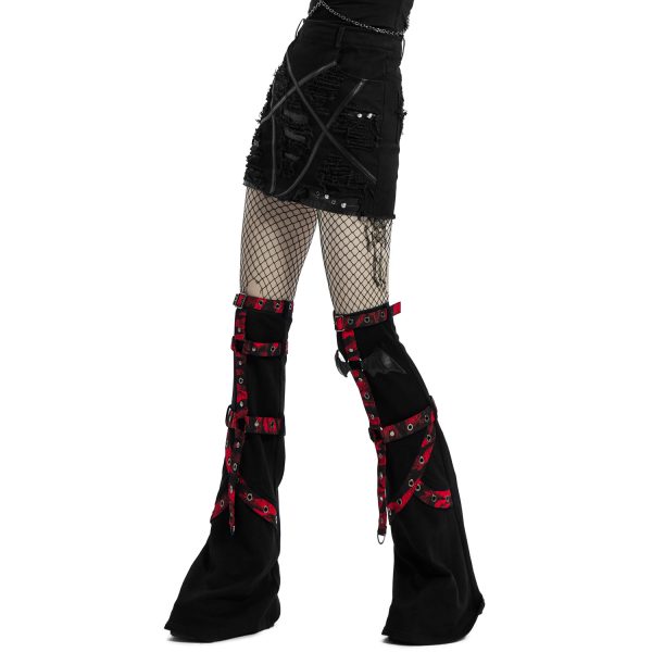 pas cher en ligne PUNK RAVE Mini-Jupe ‘Decadent’ Noire 16