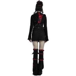 pas cher en ligne PUNK RAVE Mini-Jupe ‘Decadent’ Noire 26