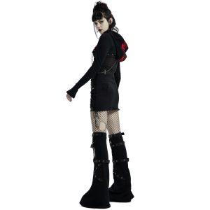 pas cher en ligne PUNK RAVE Mini-Jupe ‘Decadent’ Noire 28