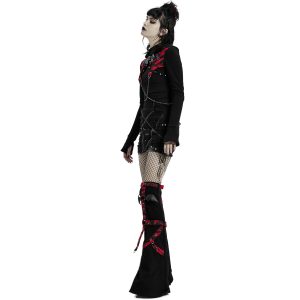 pas cher en ligne PUNK RAVE Mini-Jupe ‘Decadent’ Noire 40