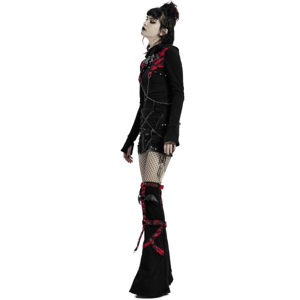 pas cher en ligne PUNK RAVE Mini-Jupe ‘Decadent’ Noire 11