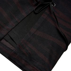 PUNK RAVE Mini Robe ‘Bat Sleep’ Noire Et Bordeaux vente luxe pas cher 55