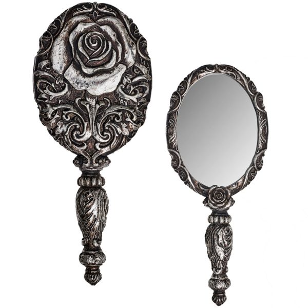 marques de renommée The Vault By Alchemy Miroir à Main ‘Baroque Rose’ Argenté 6