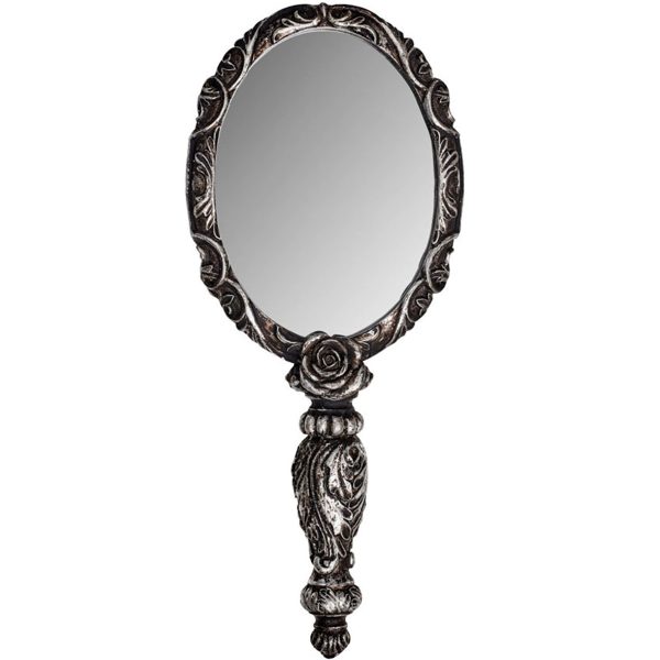 marques de renommée The Vault By Alchemy Miroir à Main ‘Baroque Rose’ Argenté 1