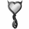 luxe soldes The Vault By Alchemy Miroir à Main ‘Devil’s Heart’ Noir 13