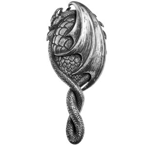 The Vault By Alchemy Miroir à Main ‘Dragon’s Lure’ Noir officiel 7