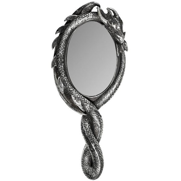 The Vault By Alchemy Miroir à Main ‘Dragon’s Lure’ Noir officiel 1