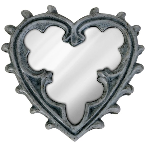 The Vault By Alchemy Miroir Compact ‘Gothic Heart’ fashion pas cher 1