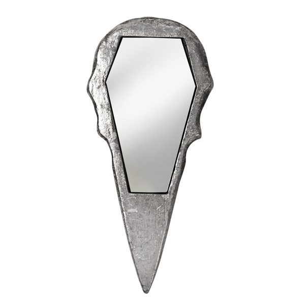 Authenticité garantie The Vault By Alchemy Miroir Compact ‘Raven Skull’ Argent Antique 3
