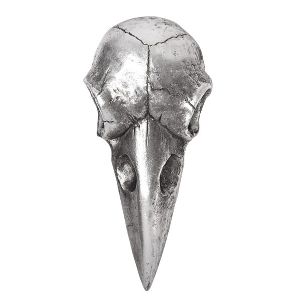 Authenticité garantie The Vault By Alchemy Miroir Compact ‘Raven Skull’ Argent Antique 1