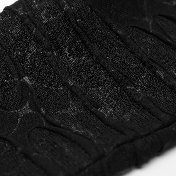 en france PUNK RAVE Mitaines Gothiques ‘Draven’ Noires Pour Hommes 5
