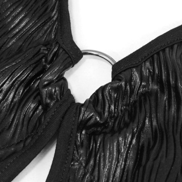 Prestation Et Rapide DEVIL FASHION Monokini ‘Punk Wave’ Noir 12