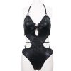 Prestation Et Rapide DEVIL FASHION Monokini ‘Punk Wave’ Noir 58