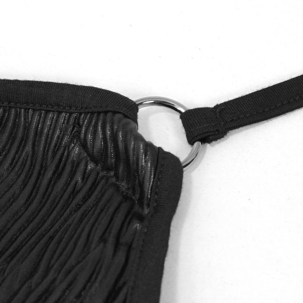 Prestation Et Rapide DEVIL FASHION Monokini ‘Punk Wave’ Noir 13