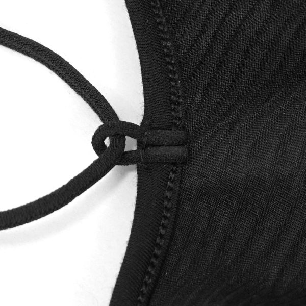 Prestation Et Rapide DEVIL FASHION Monokini ‘Punk Wave’ Noir 14