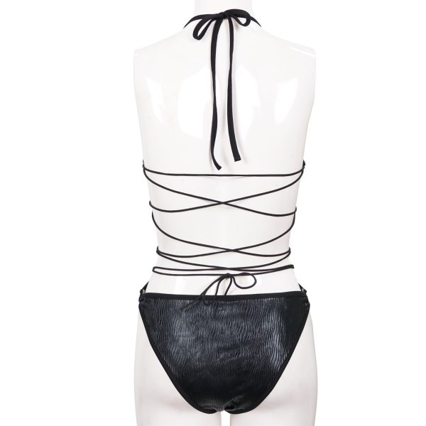 Prestation Et Rapide DEVIL FASHION Monokini ‘Punk Wave’ Noir 10