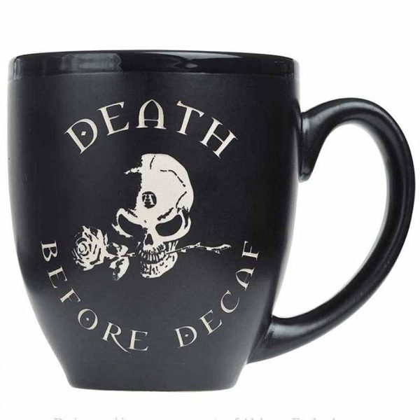 Satisfait ou Remboursé ALCHEMY GOTHIC Mug ‘Death Before Decaf’ 1