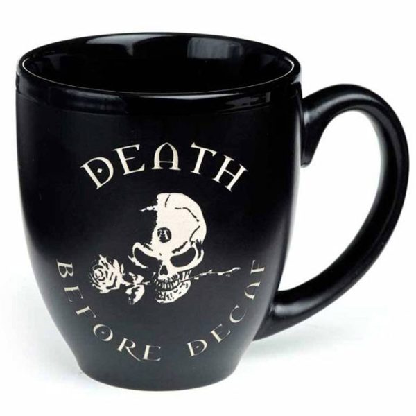Satisfait ou Remboursé ALCHEMY GOTHIC Mug ‘Death Before Decaf’ 3