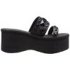 Mules Plateformes En Cuir Vegan Demonia ‘FUNN-18’… soldes pas cher 26
